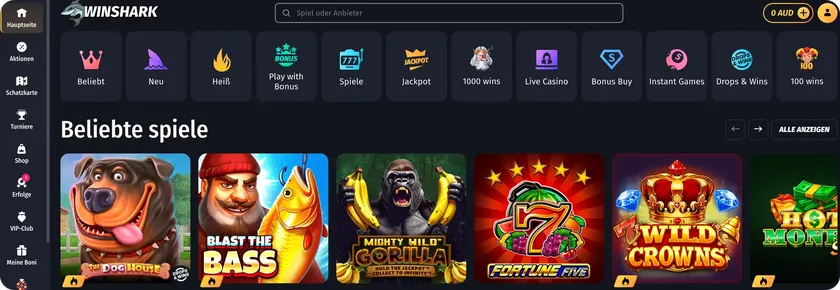 Sportbuch Winshark Casino